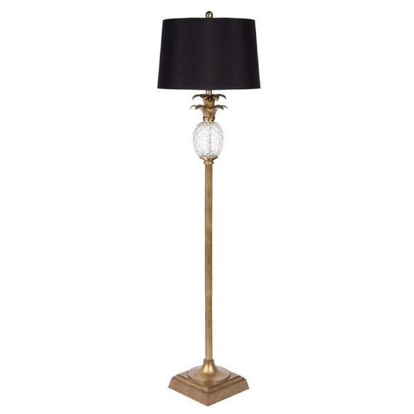 CAFE LIGHTING Langley Floor Lamp - Antique Gold