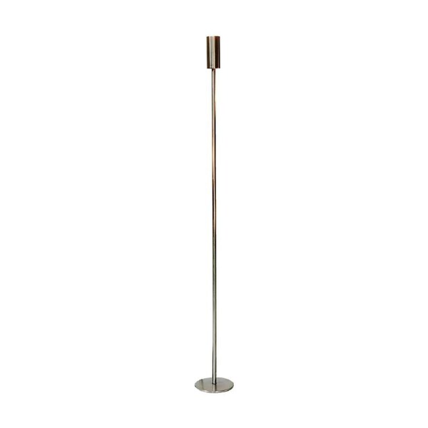 SSH COLLECTION Ava 110cm Tall Single Candle Stand - Nickel