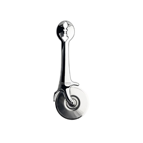 BUGATTI ITALY Kiss Pizza Cutter - Chrome