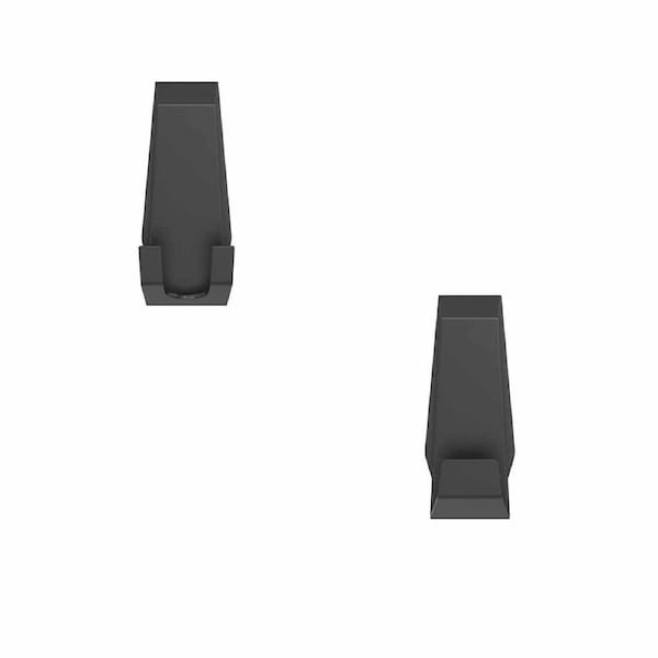 BETTER LIVING Facet Hook Set - Matte Black Stainless Steel