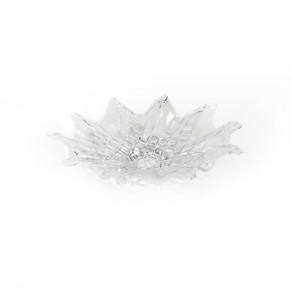 SSH COLLECTION Lisa 44cm Wide Glass Bowl - Clear