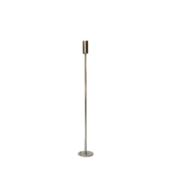 SSH COLLECTION Ava 90cm Tall Single Candle Stand - Nickel