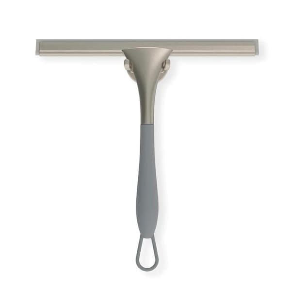 BETTER LIVING Soft Grip Shower Squeegee - Grey/Nickel