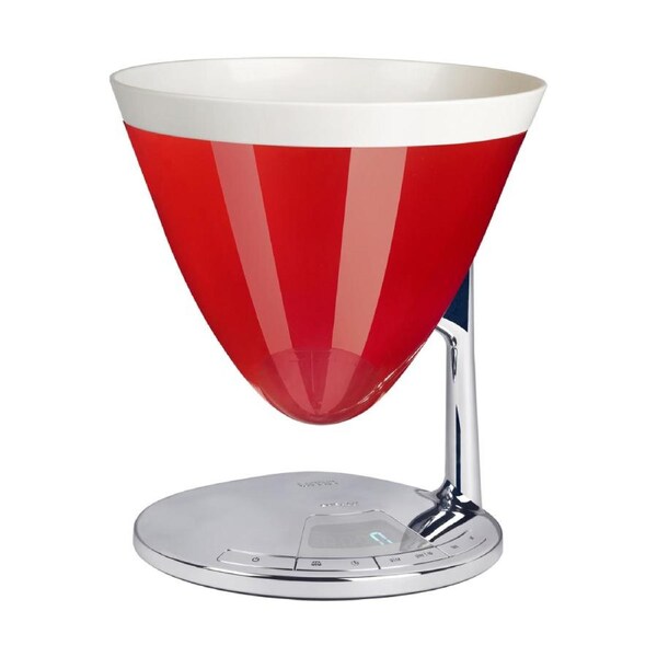 BUGATTI Uma Electronic Kitchen Scales and Timer - Red