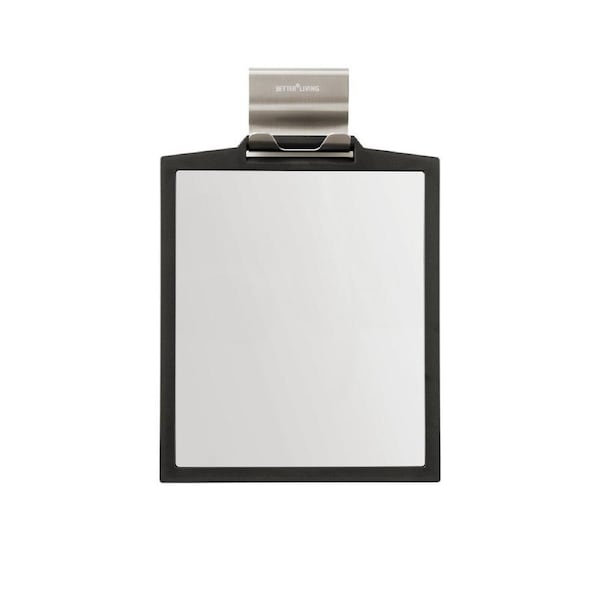 BETTER LIVING Doppio Double Sided (1x & 3x) Shower Mirror - Black