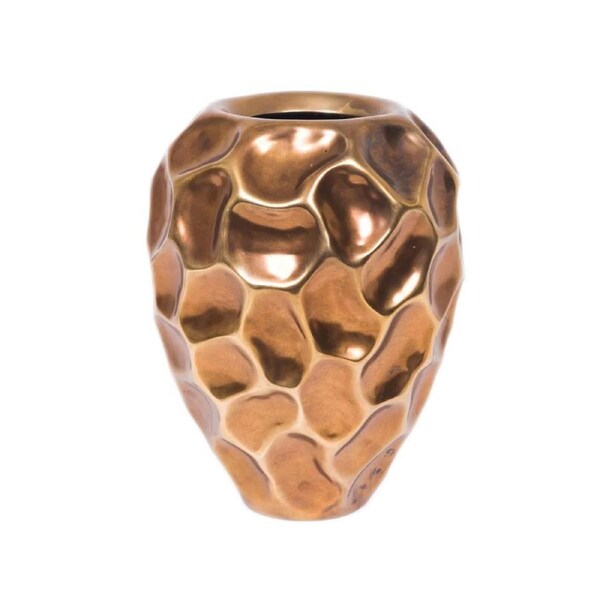SSH COLLECTION Pluto 35. 5cm Tall Vase - Antique Brass