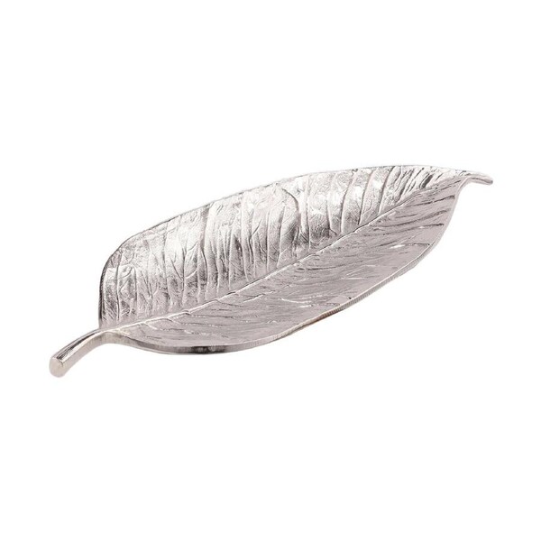 SSH COLLECTION Lemon 67cm Long Decorative Leaf - Nickel