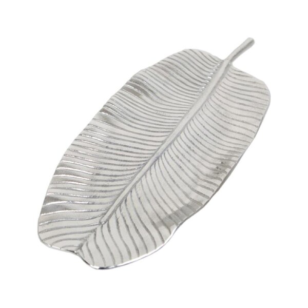 SSH COLLECTION Banana 60cm Long Decorative Leaf - Nickel