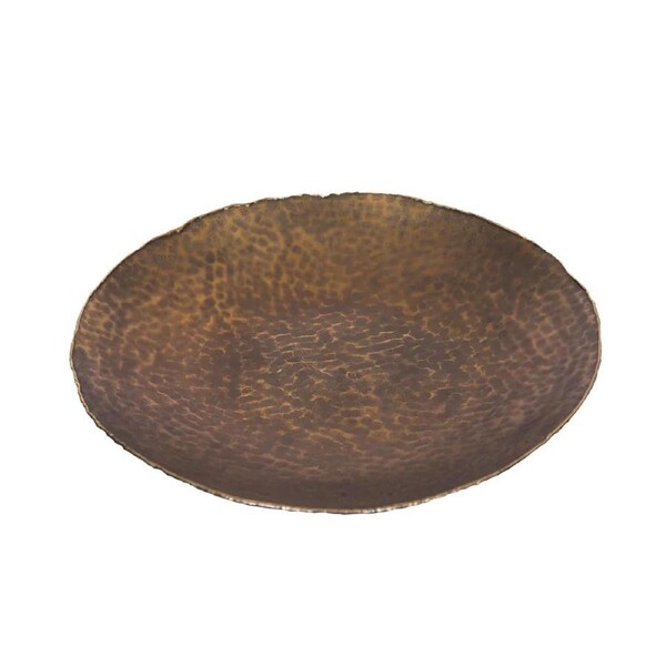 SSH COLLECTION Jason 48cm Wide Decorative Plate - Antique Brass