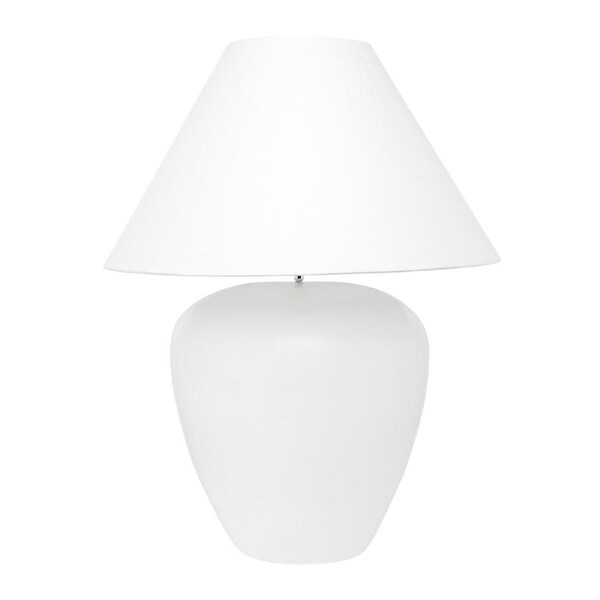 CAFE LIGHTING Picasso Table Lamp - White with White Shade