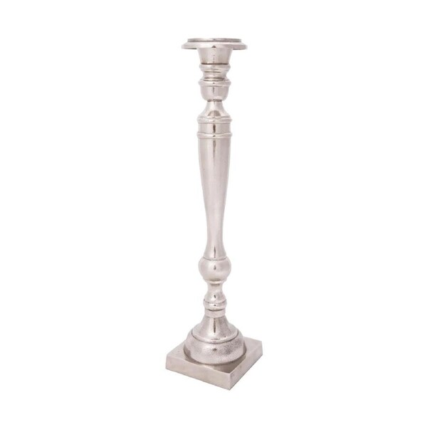 SSH COLLECTION Athena 58cm Single Candle Stand - Antique Nickel Finish
