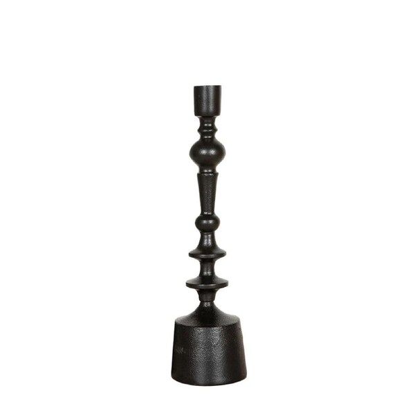 SSH COLLECTION Hudson 34cm Candle Stand - Matte Black