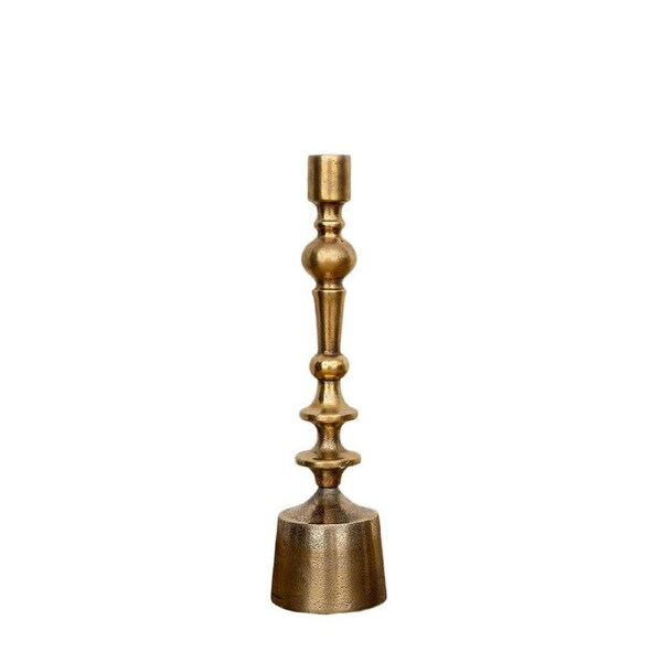 SSH COLLECTION Hudson 34cm Candle Stand - Antique Brass