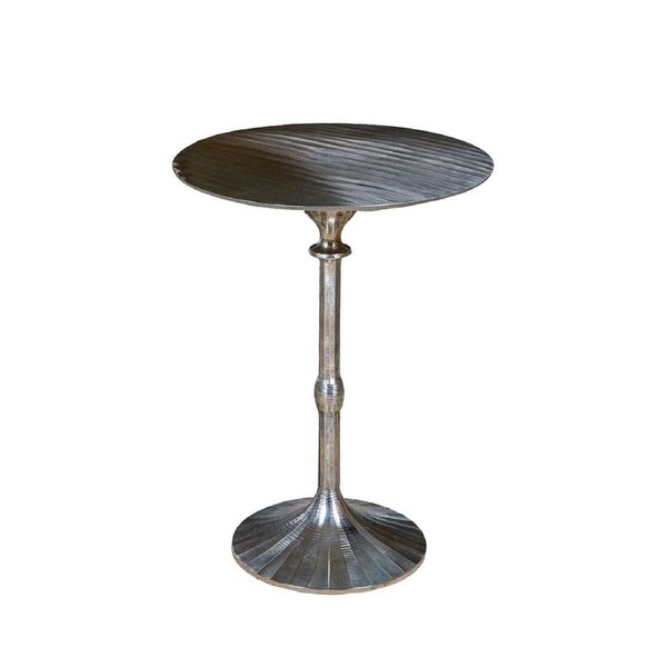 SSH COLLECTION Chizzel 39. 5cm Wide Side Table - Antique Nickel