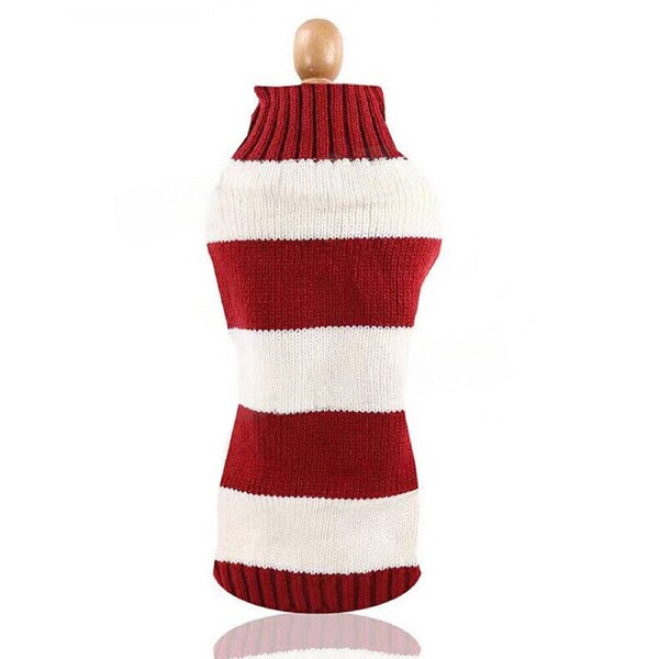 Coat Puppy Pet Small Dog Cat Jumper Sweater Clothes Knitted Winter Knitwear Warm XL