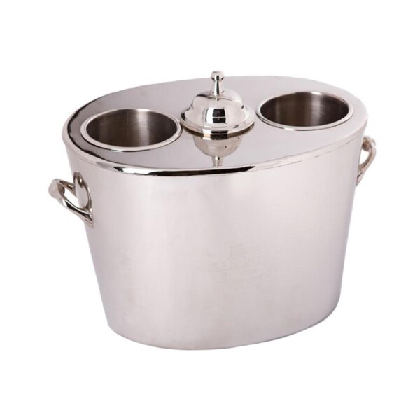 SSH COLLECTION San Ponti 2 Bottle Wine Cooler - Nickel