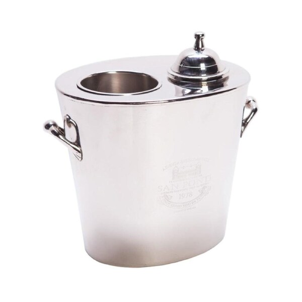 SSH COLLECTION San Ponti Single Bottle Wine Cooler - Nickel