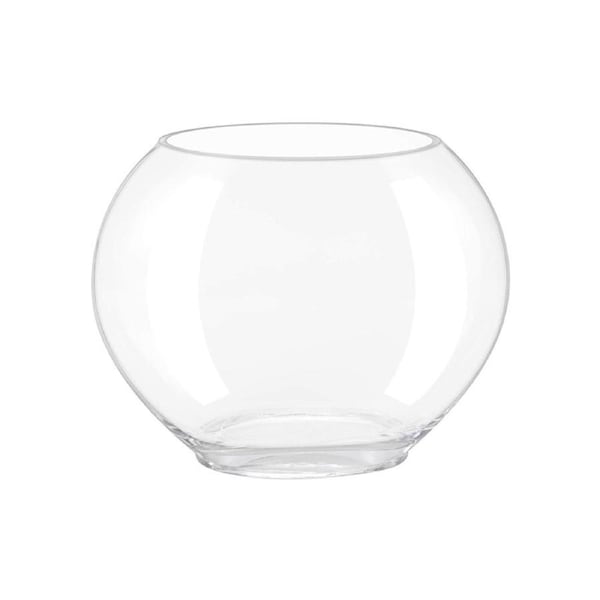 HYGGER 2. 8 Litre Mini Glass Oblate Fish Bowl Kit