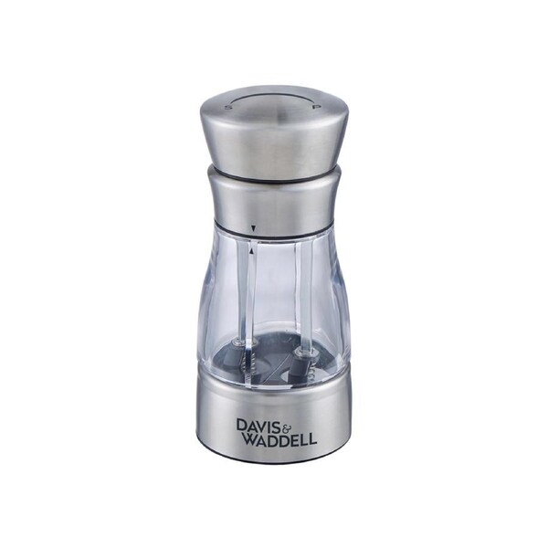 DAVIS & WADDELL Dual Salt and Pepper Mill - Stainless Steel