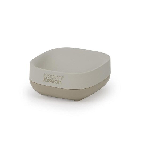 JOSEPH JOSEPH Slim Compact Soap Dish - Ecru