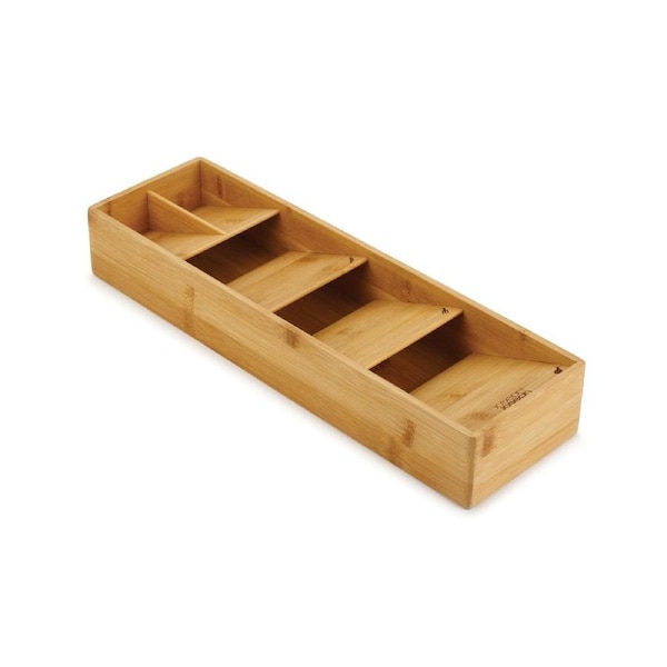 JOSEPH JOSEPH DrawerStore Bamboo Compact Cutlery Organiser