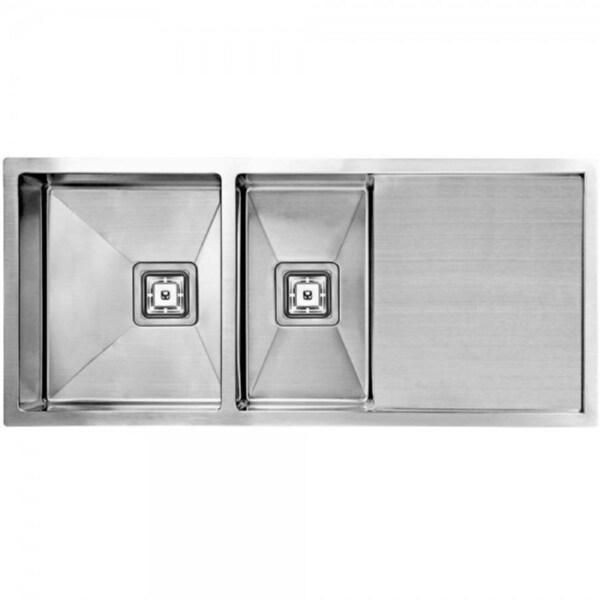 SWEDIA Dromma Kitchen Sink 1000mm 1 + 1/2 Bowl with Drainer - 1. 5mm Stainless Steel