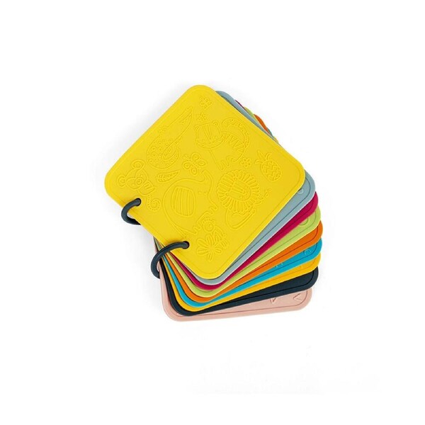 Bigjigs Toys Silicone Bath Book Sensory Kids/Children Toys 12.5x12cm 0m+
