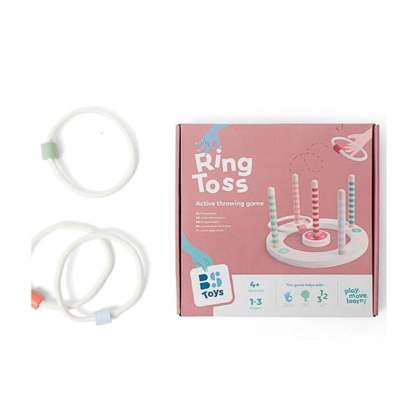 BS Toys Wood Ring Toss Active Kids/Children Active & Outdoor Toys 25x16cm 4y+