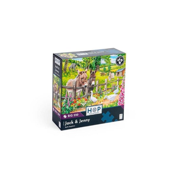 250pc House of Puzzles Board Jack & Jenny Kids Jigsaw Puzzles Toys 48x34cm 3y+
