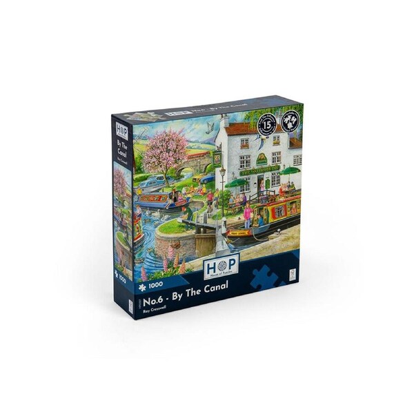 1000pc House of Puzzles Board By The Canal Jigsaw Puzzles Toys 69x48cm 3y+