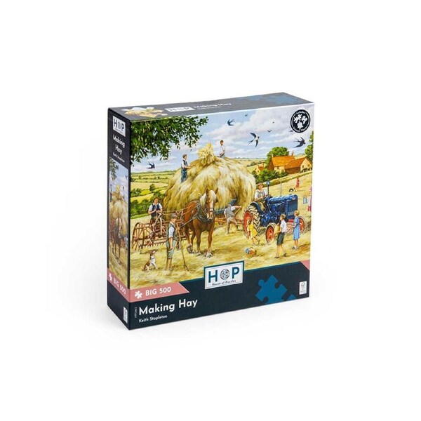 500pc House of Puzzles Board Making Hay Kids Jigsaw Puzzles Toys 69x48cm 3y+