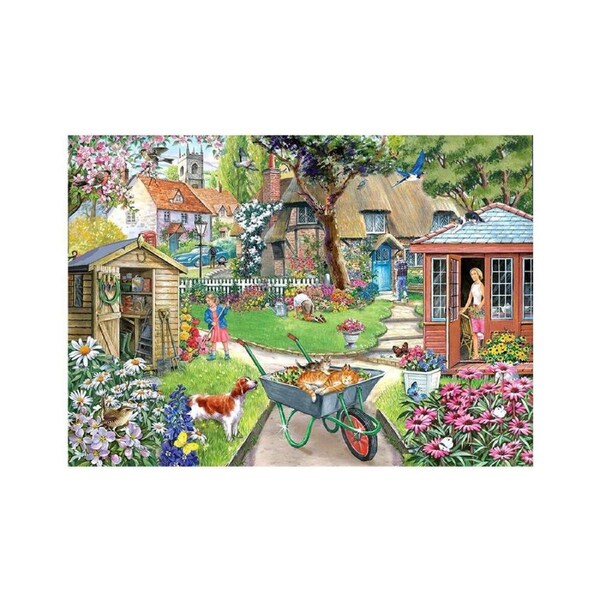 500pc House of Puzzles Board Bloomin Lovely Jigsaw Puzzles Toys 69x48cm 3y+