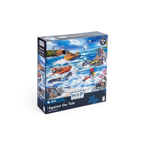 1000pc House of Puzzles Board Against The Tide Jigsaw Puzzles Toys 69x48cm 3y+