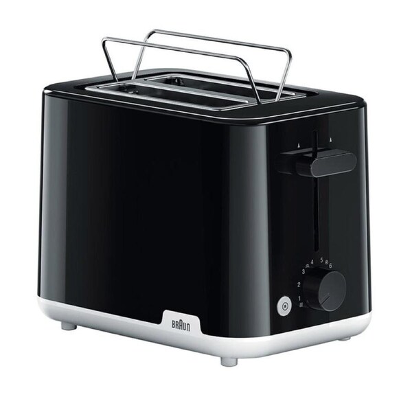 Braun Breakfast1 2 Slice Toaster Black HT1010BK