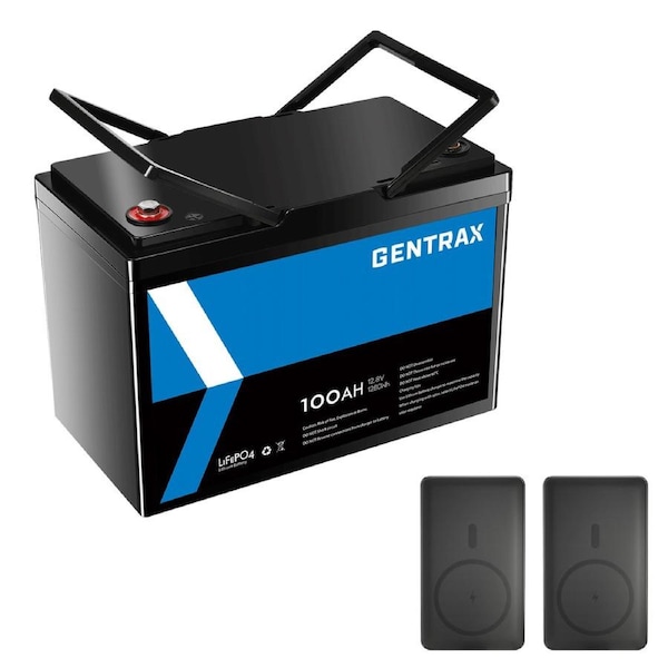 GENTRAX 12V 1280Wh Lithium Battery + 20000mAh Power Bank