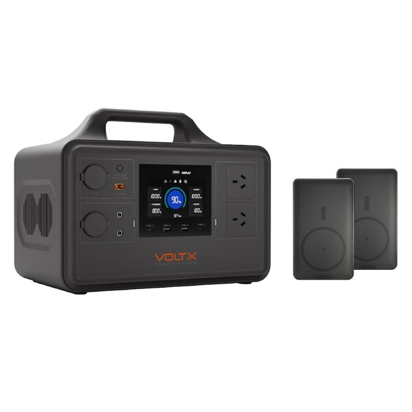 VoltX 1800W Power Station + 20000mAh Power Bank – Portable Backup Kit for Camping, Home Power & Emergencies
