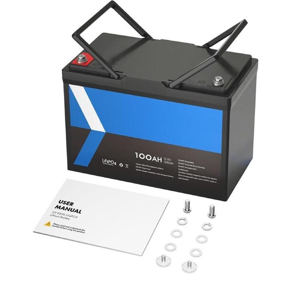 12V 100Ah Lithium Battery Deep Cycle – Safe LiFePO4 Power for RV, Marine, Off-Grid & Emergency Use