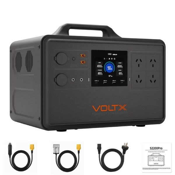 VoltX 2400W 2240Wh Power Station – Ideal for Emergency Backup & Outdoor Adventures
