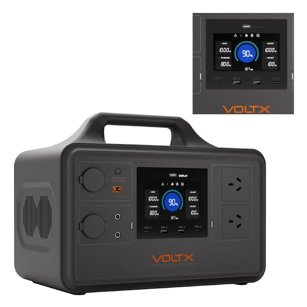 VoltX 1800W 1030Wh Power Station with 9 Outputs & MPPT Management
