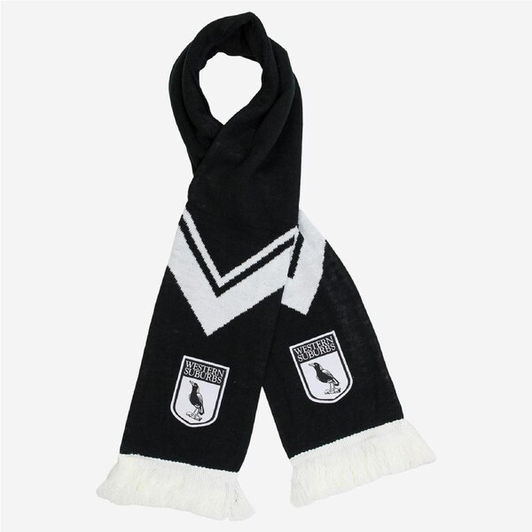 NRL Retro Scarf - Western Suburbs Magpies - Rugby League