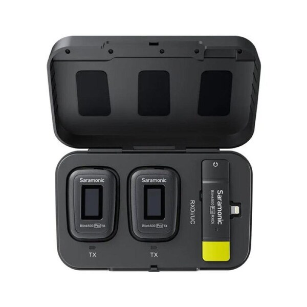 3pc Saramonic PRO 2.4GHz Wireless Microphone System RX/TX For Smartphone