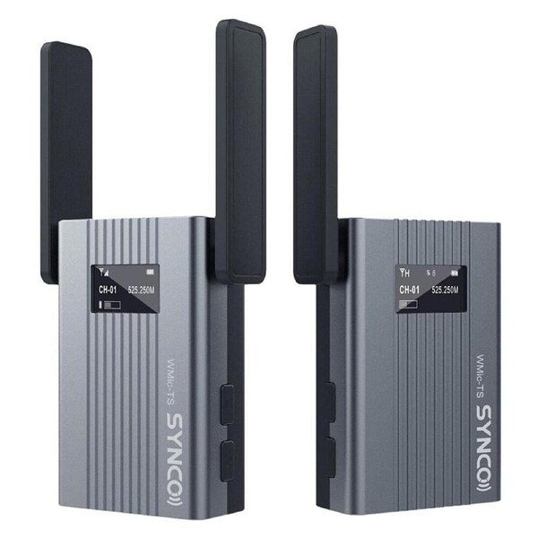 2pc Synco UHF Wireless Lavalier Microphone System RX/TX Kit For Vlogging