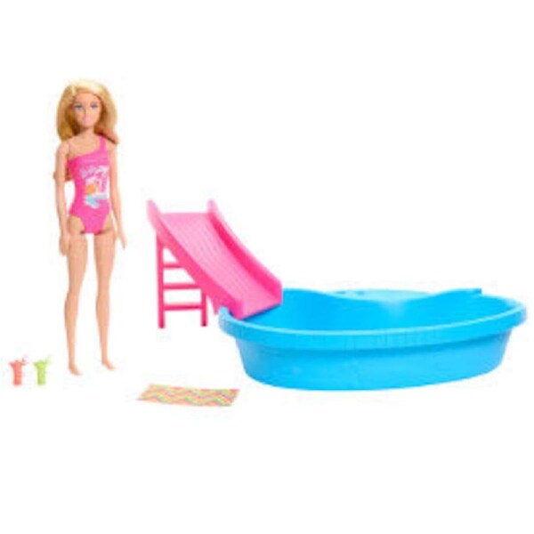 Barbie Doll And Pool Playset