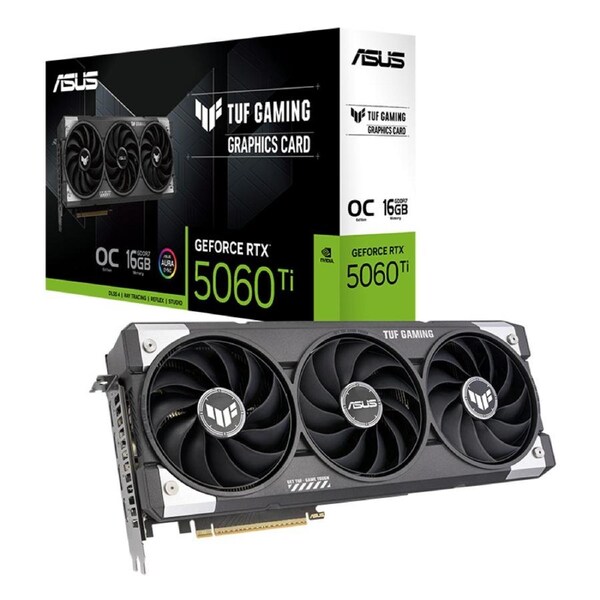 Asus TUF GeForce RTX 5060 Ti O16G Gaming Graphics Card (TUF-RTX5060TI-O16G-GAMING)