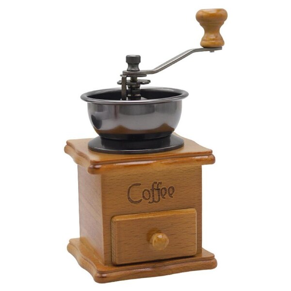 Vintage Manual Coffee Bean Grinder Classic Hand Coffee Machine Retro Grinding