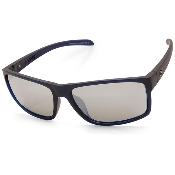 Dirty Dog Blast XL Satin Blue-Grey/Flash Mirror Polarised Men's Sunglasses