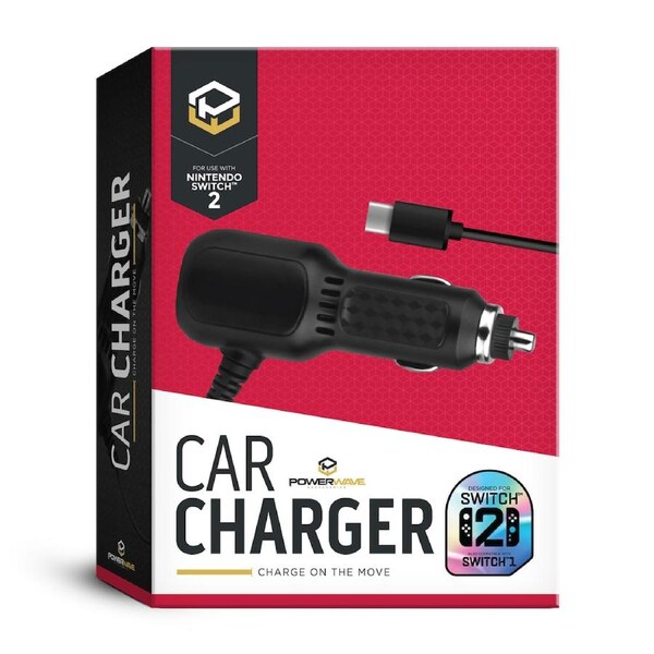 Powerwave Car Charger for Nintendo Switch 2