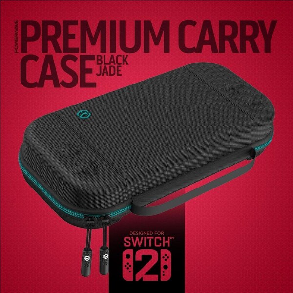Powerwave Premium Carry Case Black Jade for Nintendo Switch 2