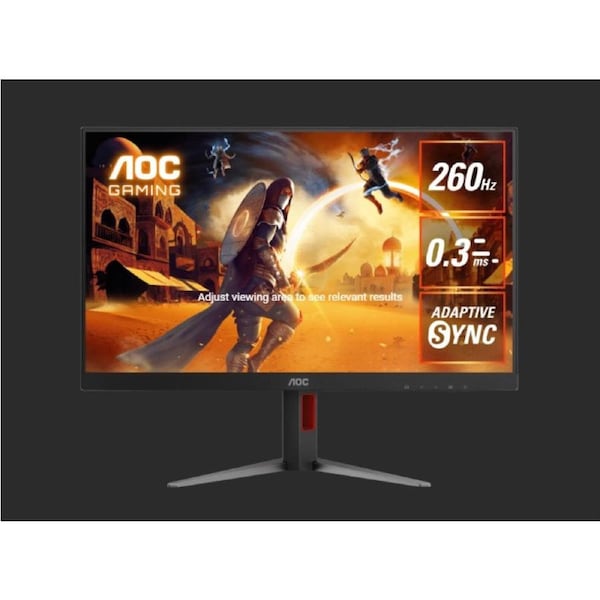 AOC 27' 260Hz 2560 x 1440 (QHD) 0.3ms Fast IPS HDMI2.0 x 1 DisplayPort1.4 x 1 Adaptive Sync DisplayHDR 400 Gaming Monitor Q27G4Z