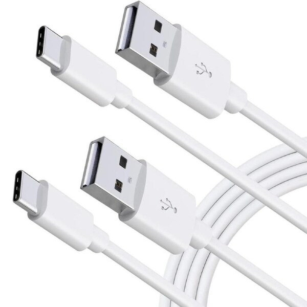 Azhizco USB C Cable, Type C to USB A Charger 2Pack 2M USB Type C Cable, USB-C to USB-A Fast Charging Cord for iPhone 15 Pro Max, Samsung Galaxy S23 S22 Note 20 10, LG G8 G7 V40, GoPro Hero Switch